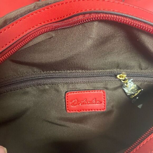 BOSTANTEN Women’s Leather Hobo Bucket Shoulder Bag Red 9X5X12 SEE DESCRIPTION - Picture 13 of 13